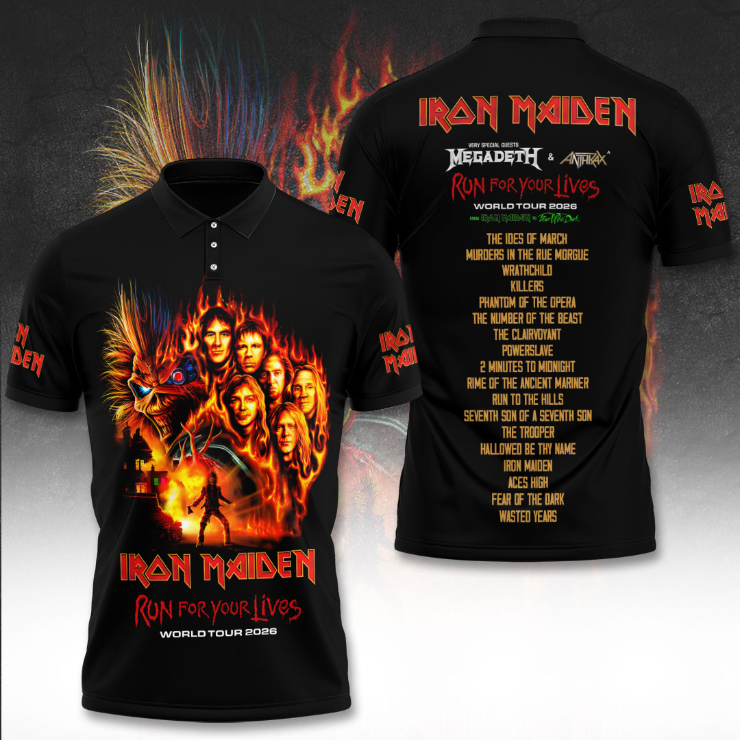Iron Maiden Tour 2026 3D Apparel – TANTN21274