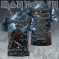 Iron Maiden World Tour 2026 3D Apparel – TMTHU8572