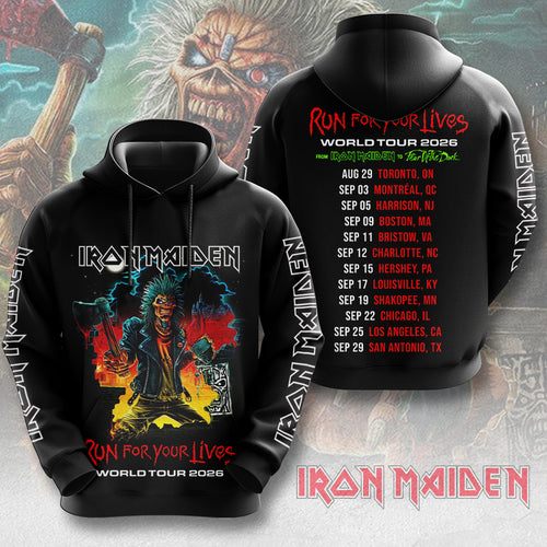 Iron Maiden World Tour 2026 3D Apparel – MAITM14892