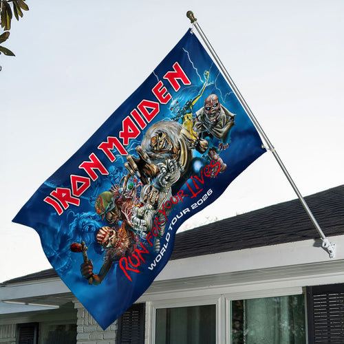 Iron Maiden World Tour 2026 3D Double-side House Flag – HOATT19069
