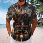 Iron Maiden World Tour Short Sleeve Button-Down Shirt – TMTHU7567