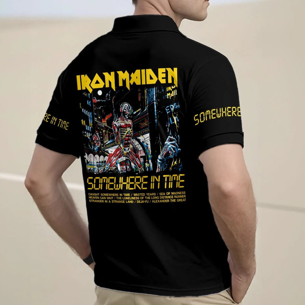 Iron Maiden Zip Polo Shirt – HOATT21467