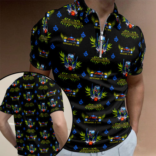 Iron Maiden Zip Polo Shirt – TANTN24630