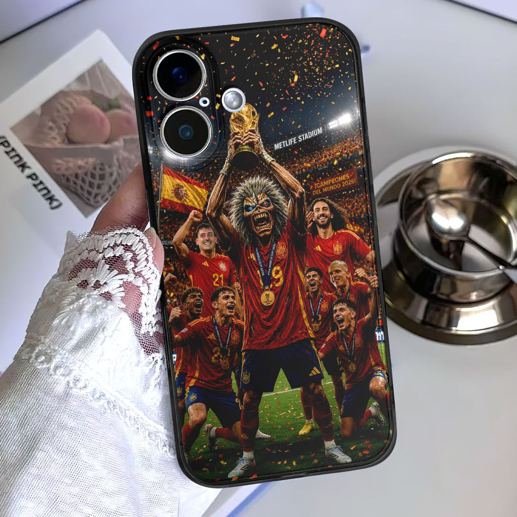 Iron Maiden x Spain National Team 2026 FIFA World Cup Champions Phone Case – HOATT19667