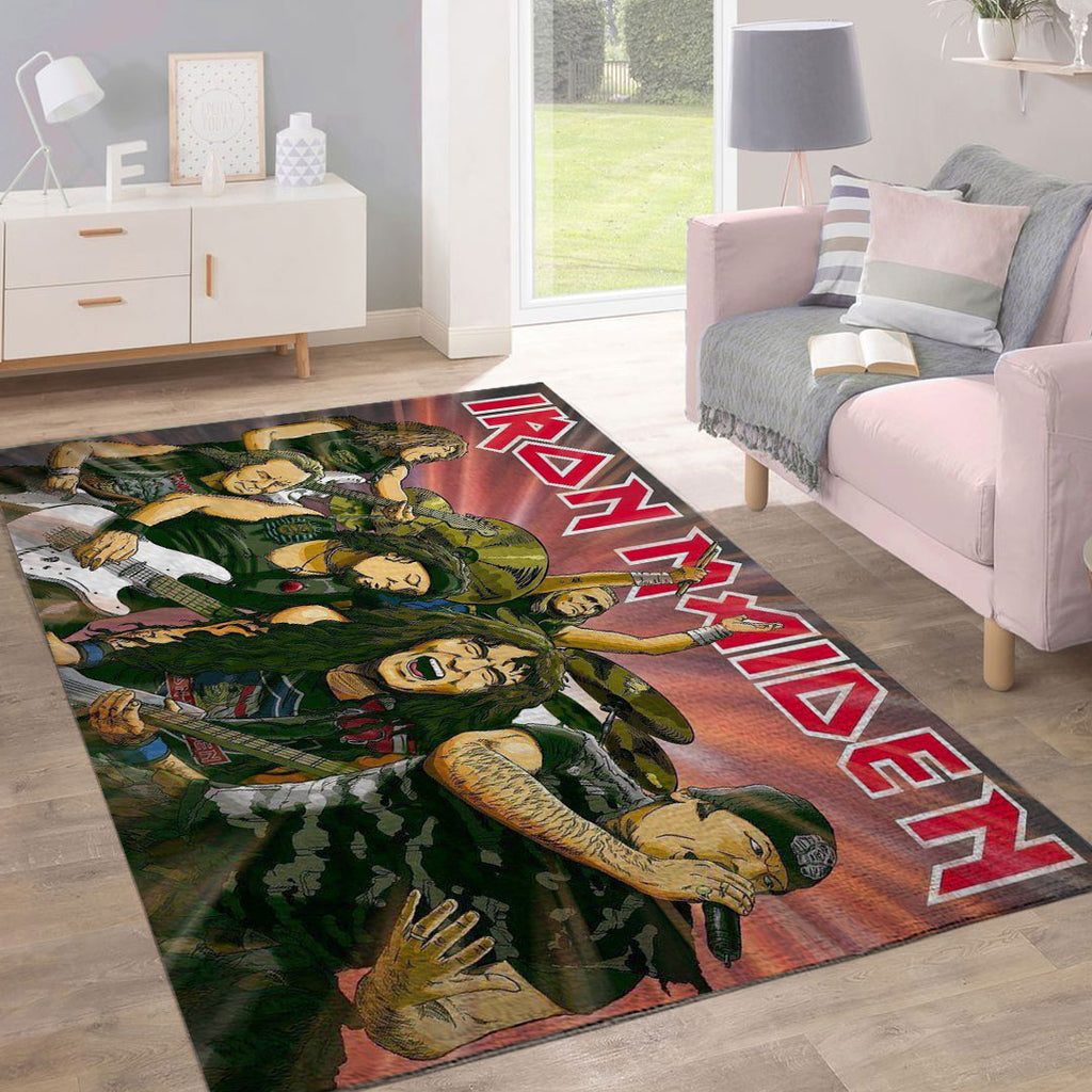 Iron Maiden Rectangular Rug – GNE NEW119