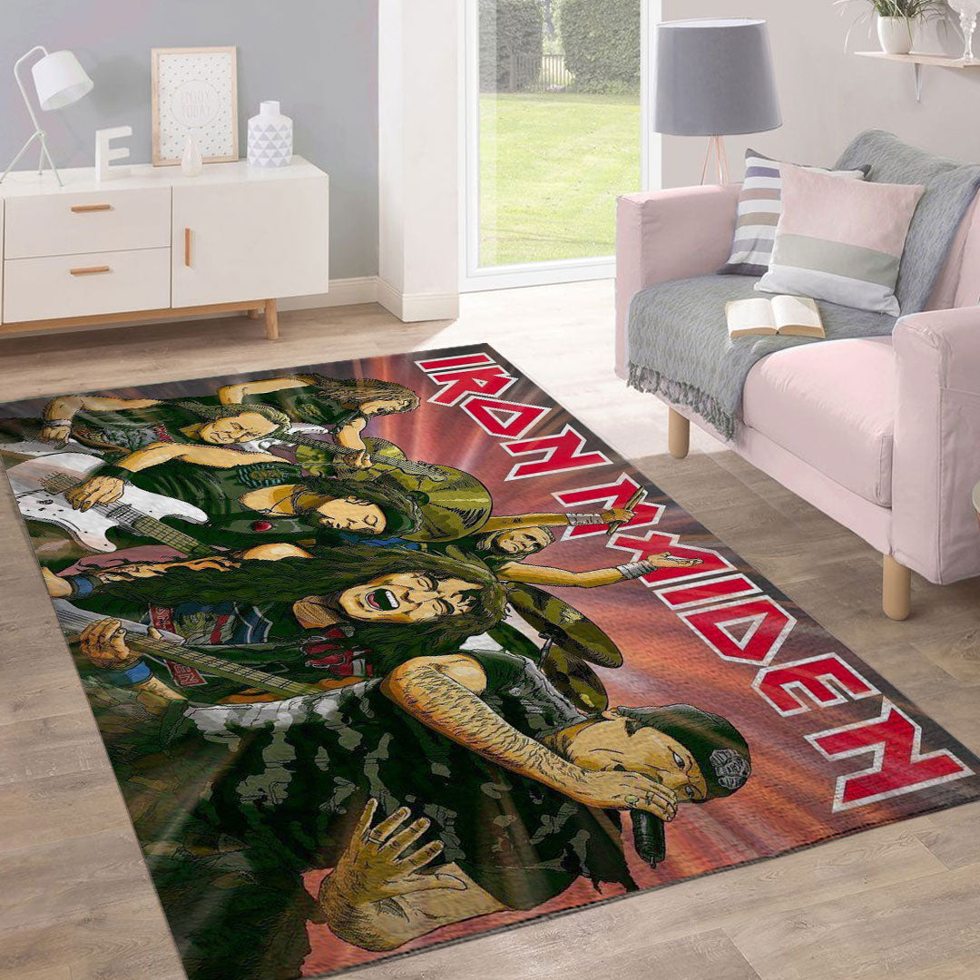 Iron Maiden Rectangular Rug – GNE NEW119