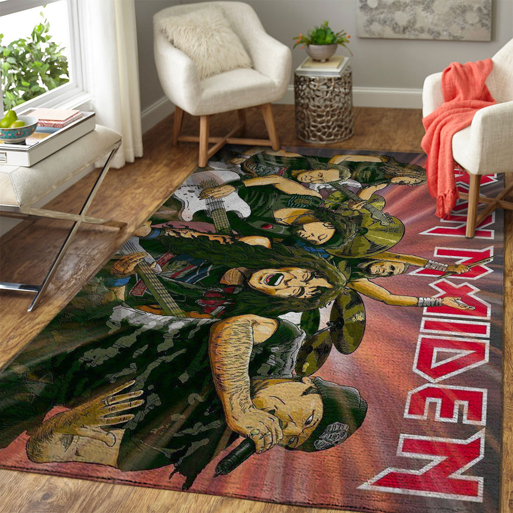 Iron Maiden Rectangular Rug – GNE NEW119
