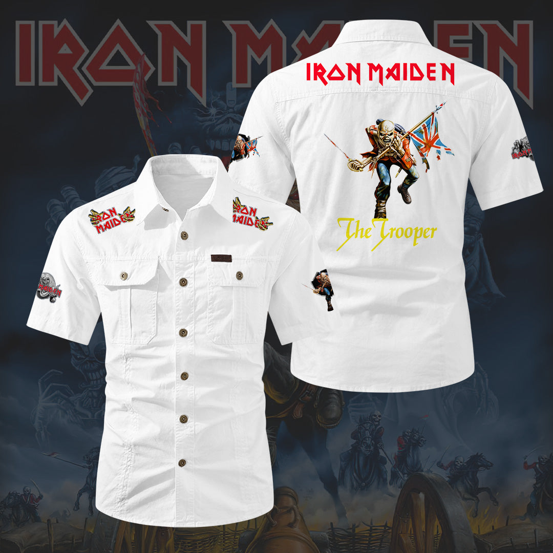 Iron Maiden 2D Short Sleeve Mechanic Shirt – HOATT20167