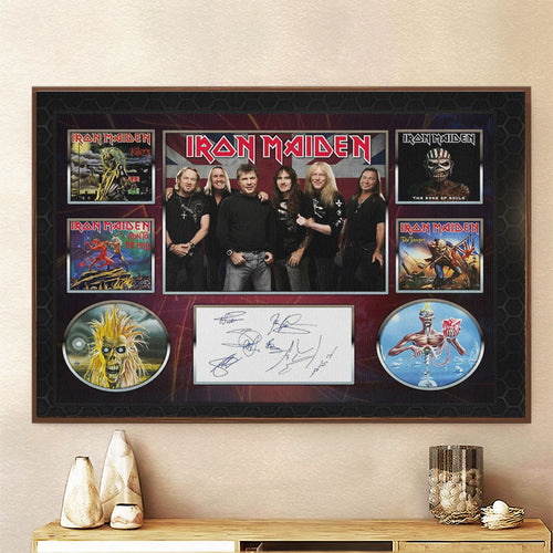 Iron Maiden Rectangle Canvas With Inner Frame – HOATT 12098