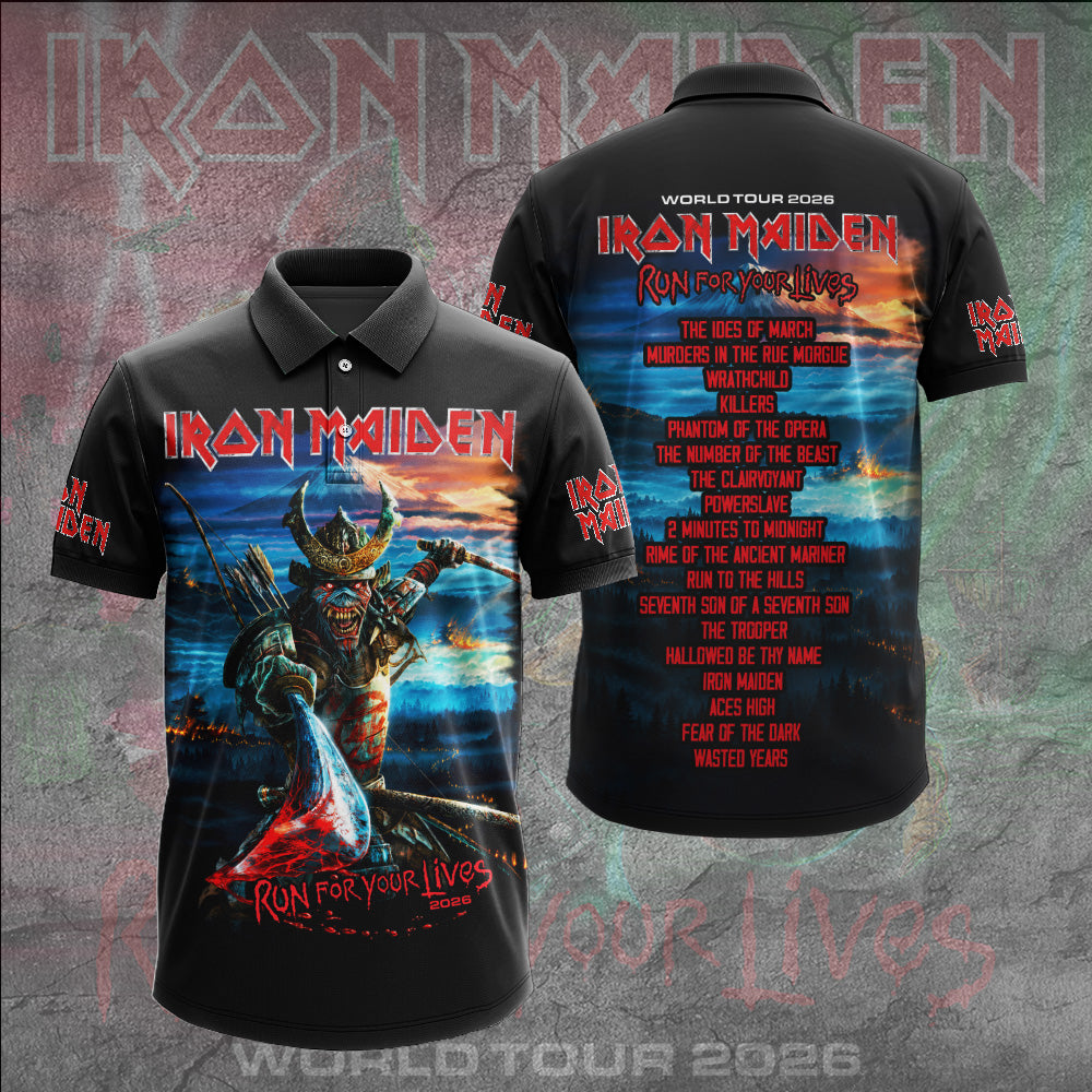 Iron Maiden 2026 World Tour 3D Apparel – GNE6844