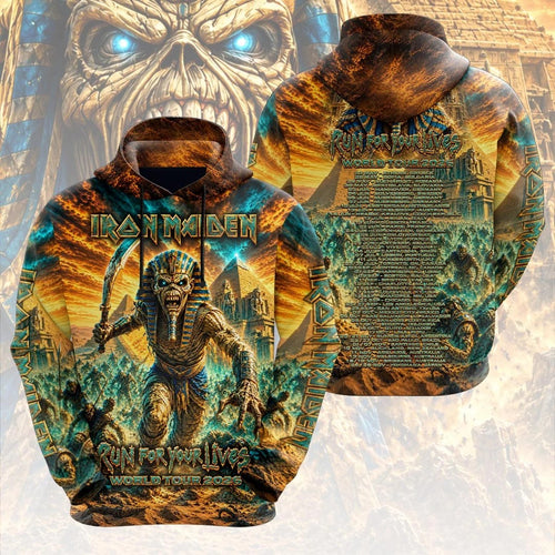 Iron Maiden 2026 World Tour 3D Apparel – HOATT21656