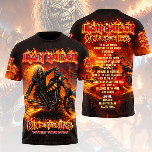 Iron Maiden 2026 World Tour 3D Apparel – HOATT17912
