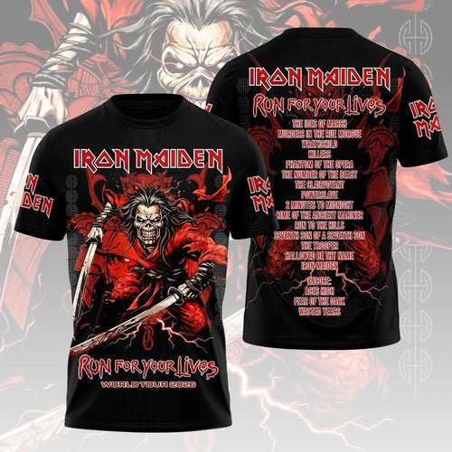Iron Maiden 2026 World Tour 3D Apparel – HOATT21638