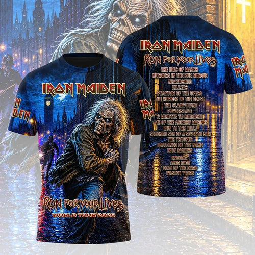 Iron Maiden 2026 World Tour 3D Apparel – HOATT21594