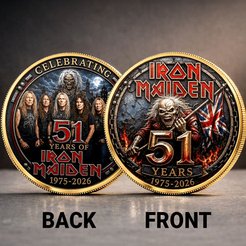 Iron Maiden 51 Years Anniversary Commemorative Coin – TANTN24536
