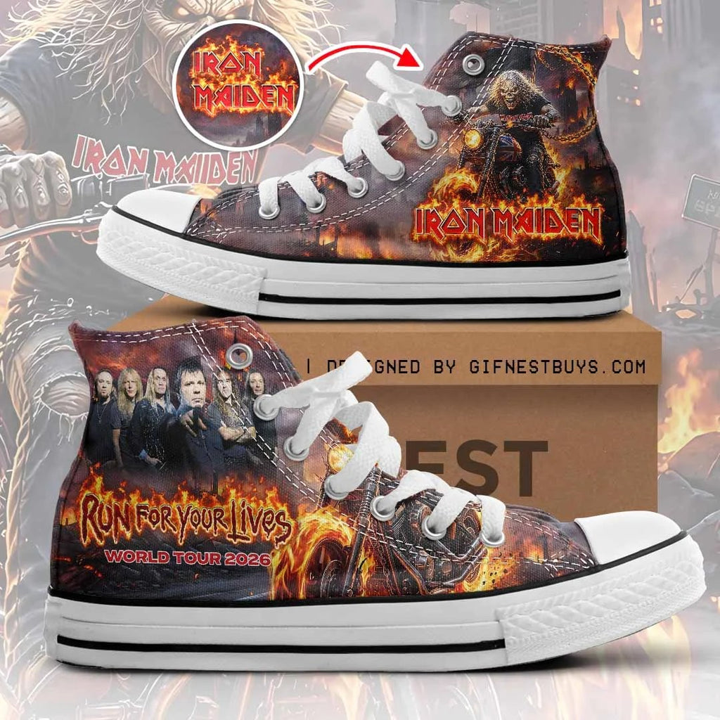 Iron Maiden High Top Canvas Shoes – GNE8798