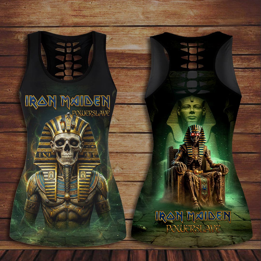 Iron Maiden Hollow Tank Top Leggings – HOATT19754