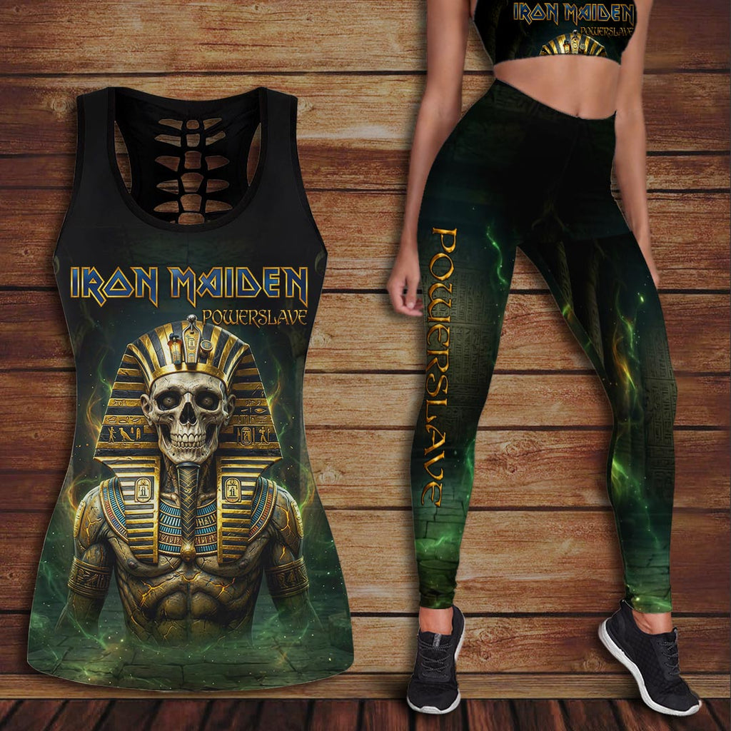 Iron Maiden Hollow Tank Top Leggings – HOATT19754