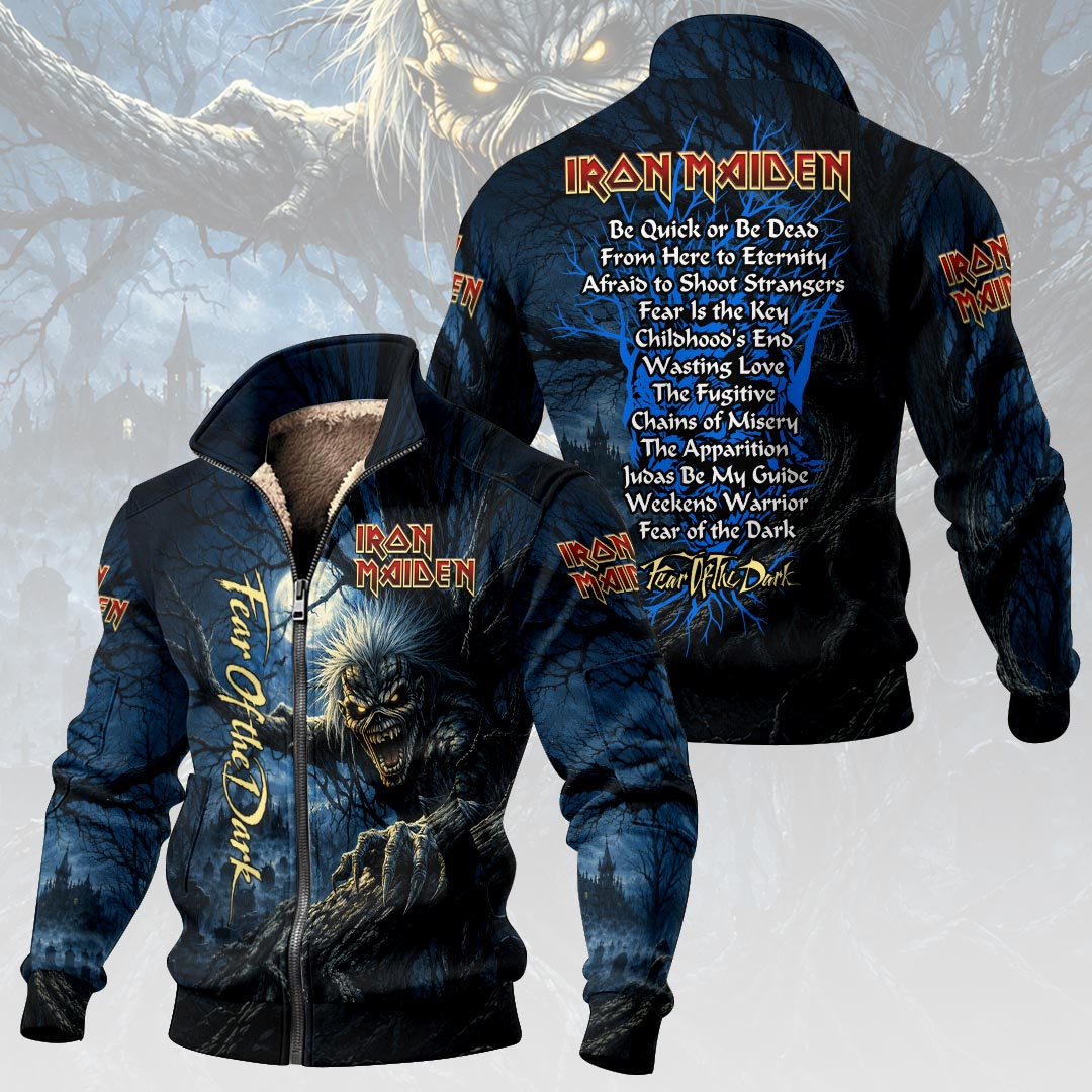 Iron Maiden Thick Knit Fleece Jacket – HOATT19198