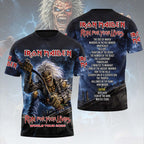 Iron Maiden 2026 World Tour 3D Apparel – HOATT18382