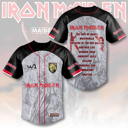 Iron Maiden x Killers 45th Anniversary Baseball Jersey – TMTHU4116