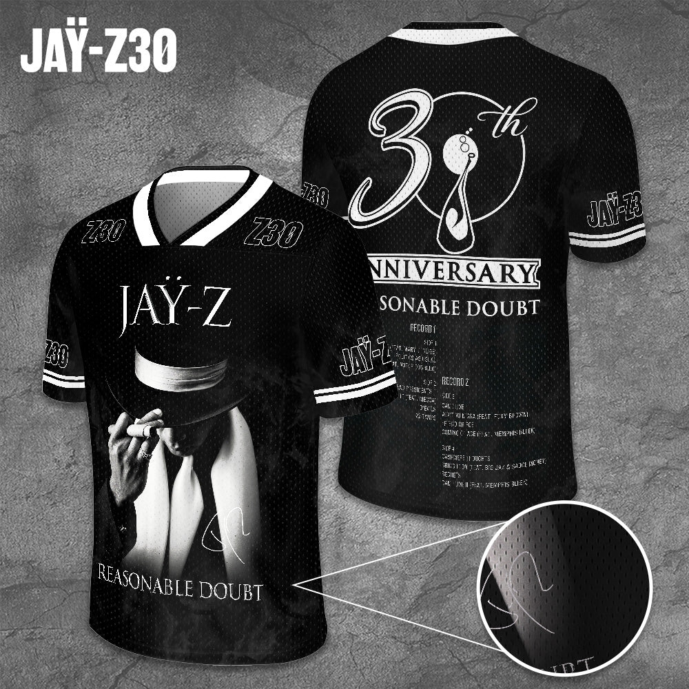 JAŸ-Z30 3D V-Neck Mesh Jersey – GNE7676