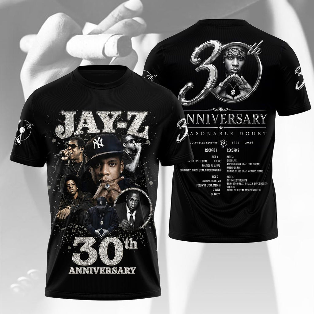 JAŸ-Z30 Reasonable Doubt 30th Anniversary 3D Apparel – HOATT19995