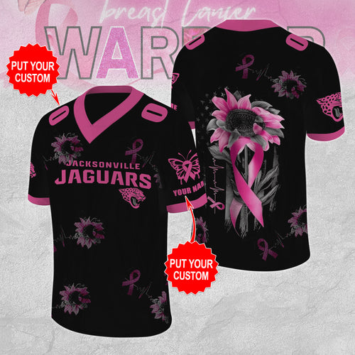 Personalized Jacksonville Jaguars x Breast Cancer Awareness 3D Football Jersey – MAITM12849