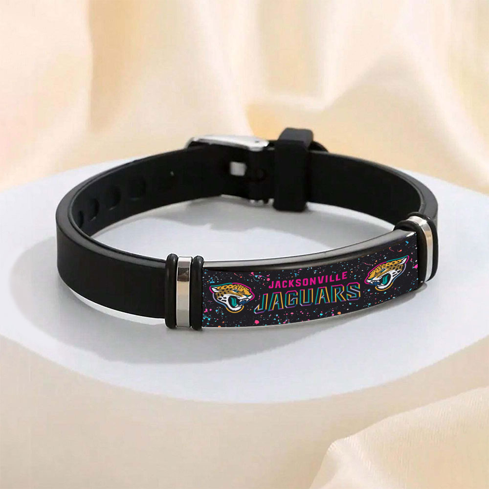 Jacksonville Jaguars Crucial Catch 2025 Photo Bracelet – TANTN15956