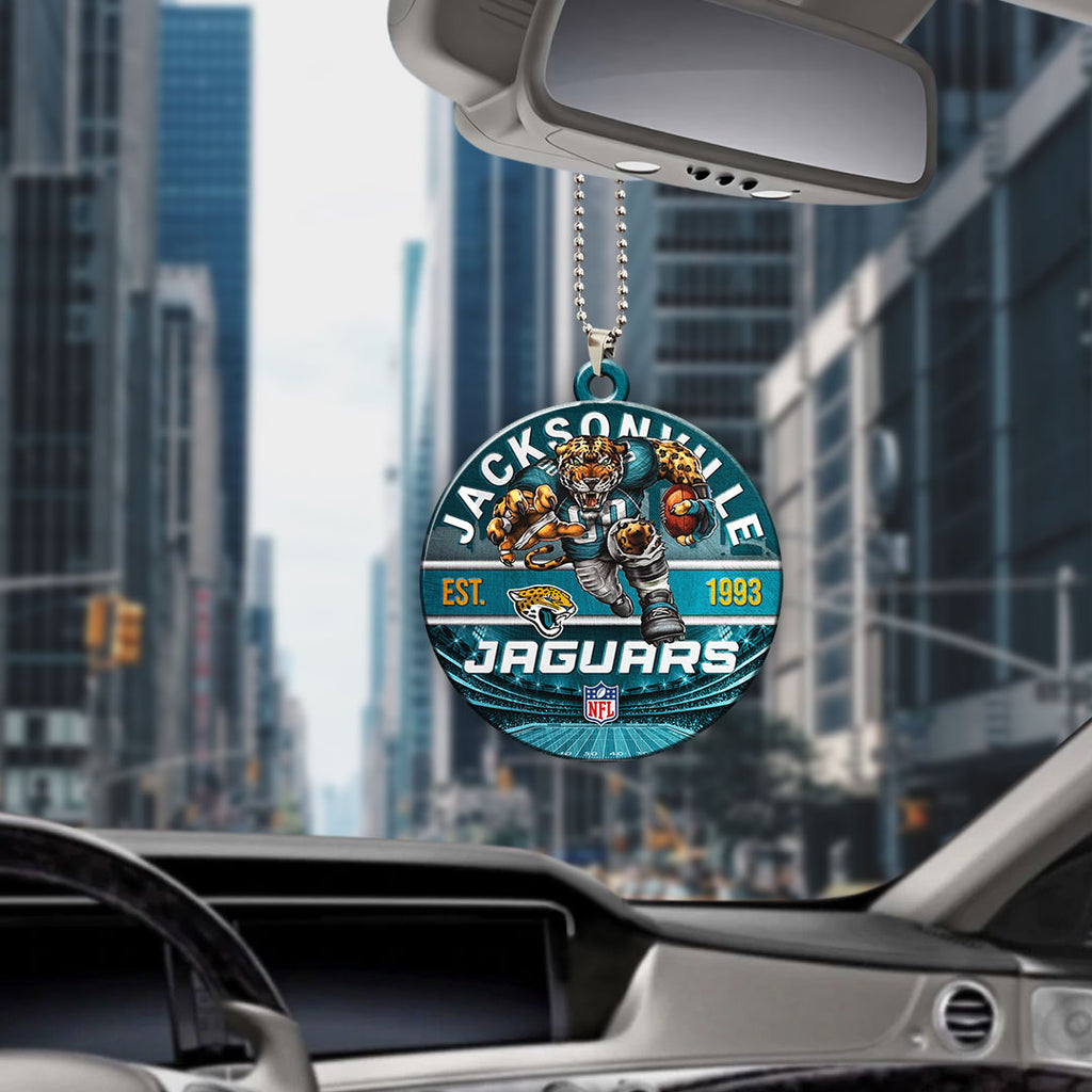 Jacksonville Jaguars Custom shape 2-sided Acrylic Car Ornament – HOATT12910