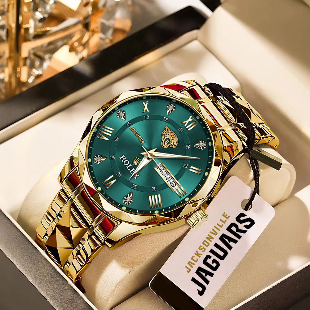 Jacksonville Jaguars x Rolex Alloy Luxury Quartz Watch – MAITM13396