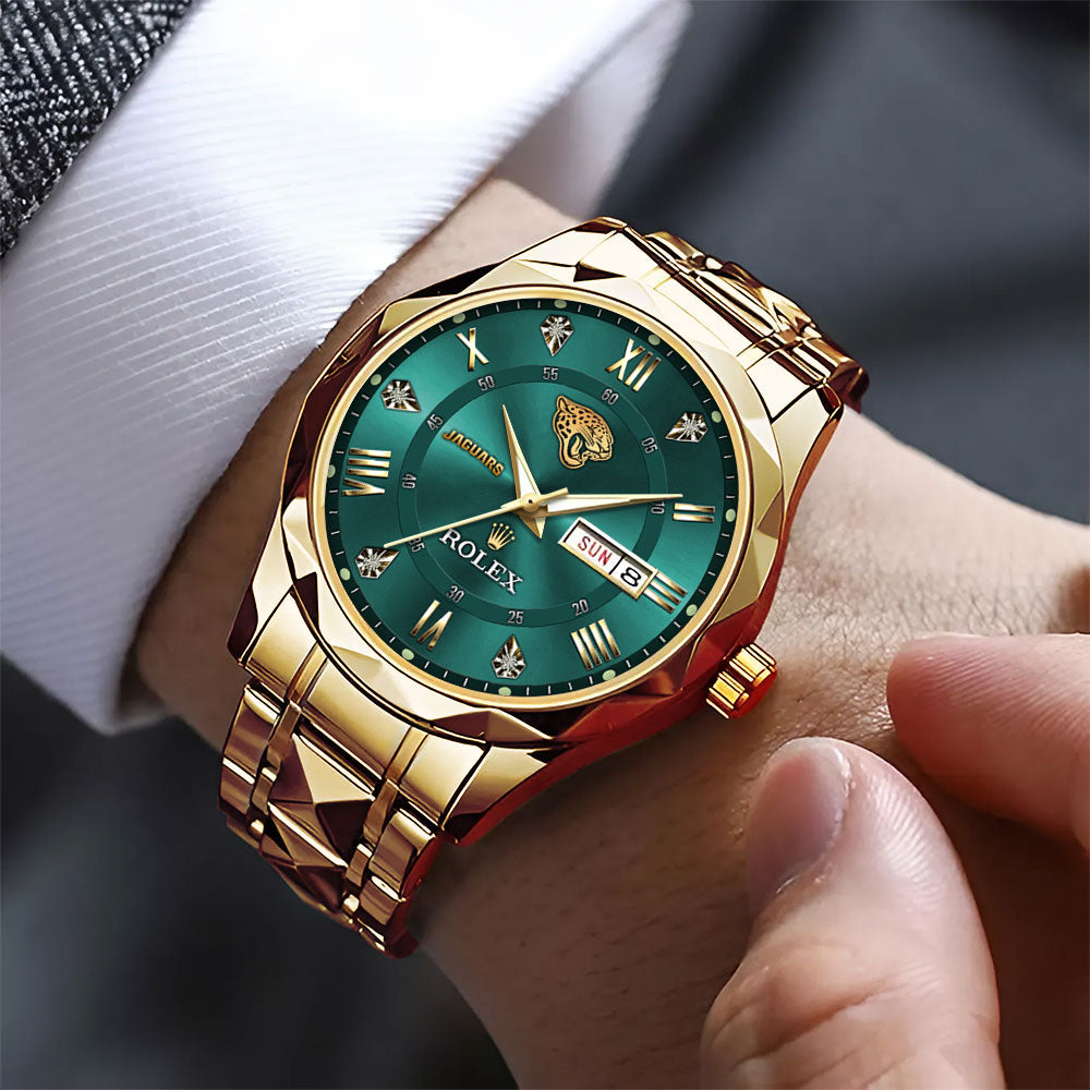 Jacksonville Jaguars x Rolex Alloy Luxury Quartz Watch – MAITM13396