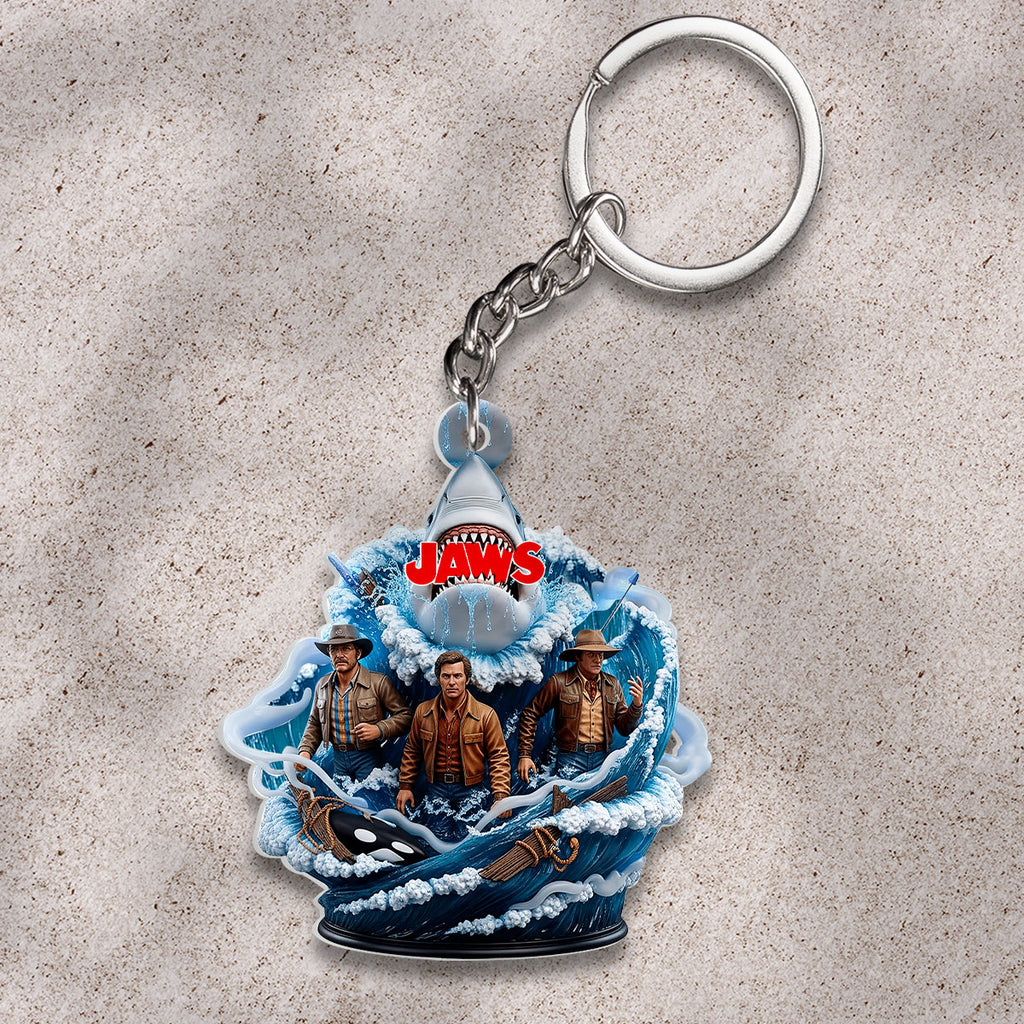 Jaws Custom Shape 2-sided Keychain – HOATT12566