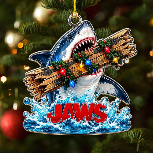 Jaws Custom Shape 2-side Printed Acrylic Ornament – HOAT21481