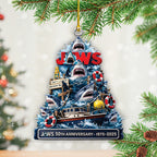 Jaws 50th Anniversary Custom Shape 2-sided Acrylic Ornament – MAITM13956
