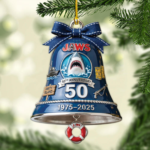 Jaws 50th Anniversary Custom Shape 2-sided Acrylic Ornament – MAITM13957