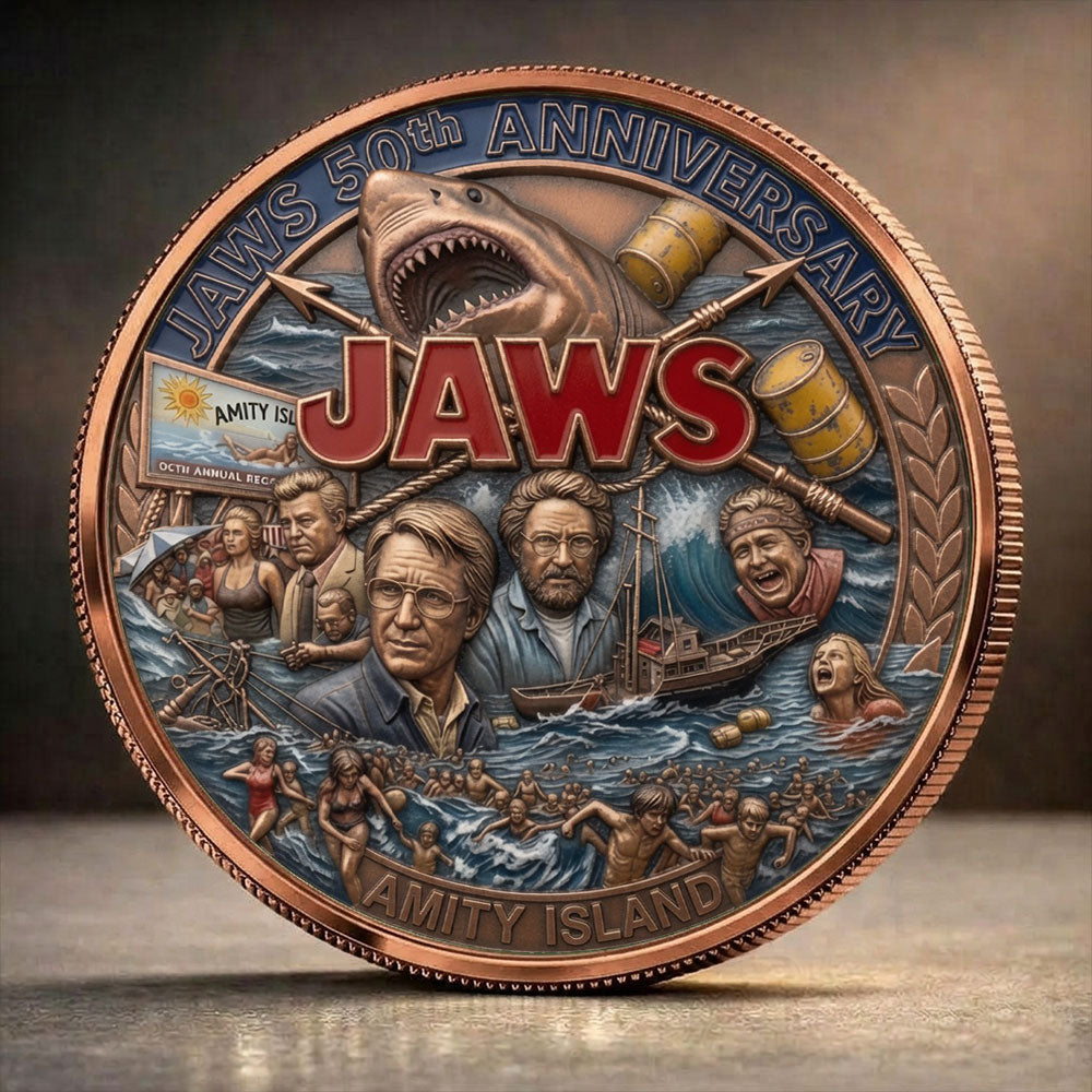 Jaws 50th Anniversary Commemorative Coin – TANTN24761