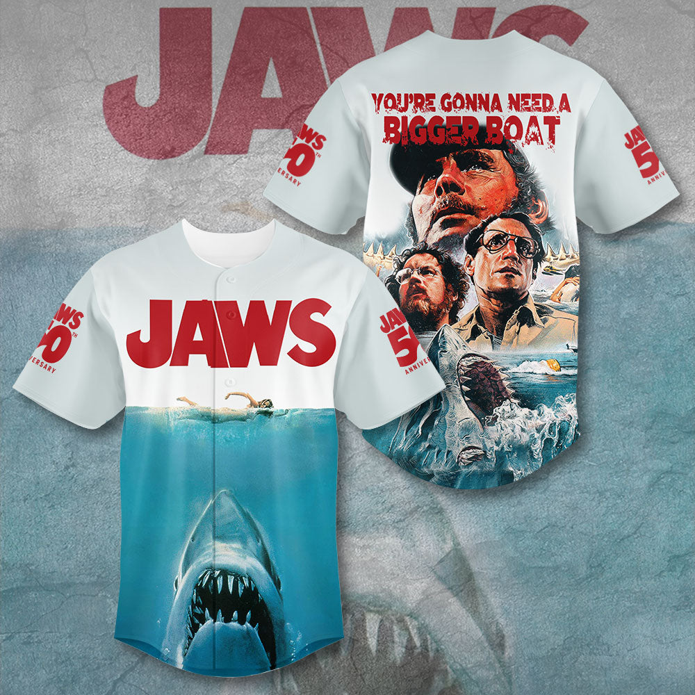 Jaws Baseball Jersey – TANTN 12533