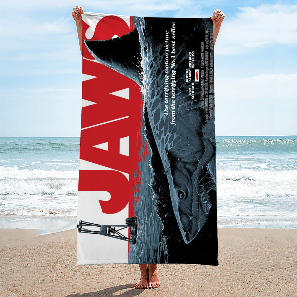 Jaws Rectangle Beach Towel – TANTN 15079