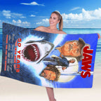 Jaws Rectangle Beach Towel – HOATT 10171