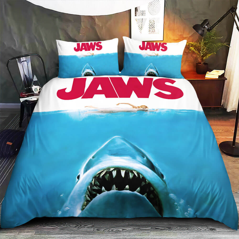 Jaws 3-Piece Duvet Bedding Set – MAITM 11059