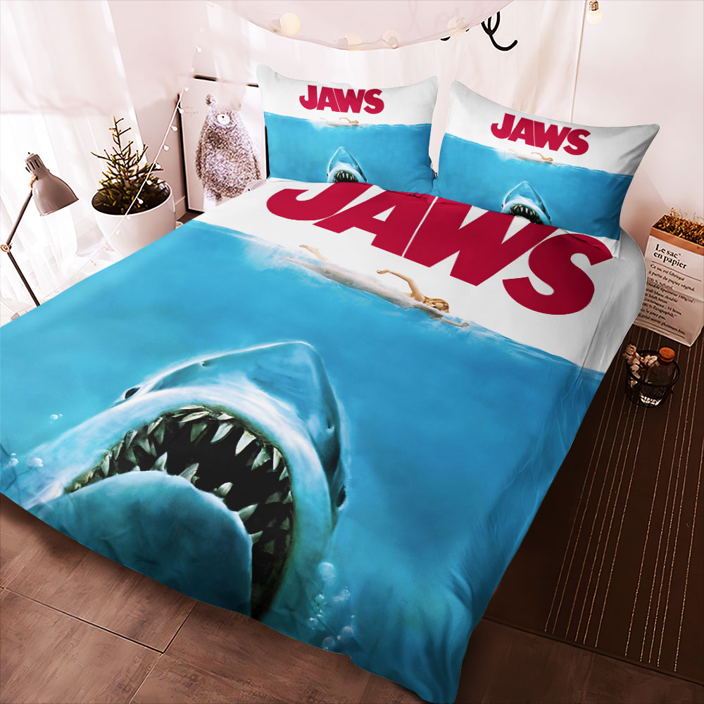 Jaws 3-Piece Duvet Bedding Set – MAITM 11059
