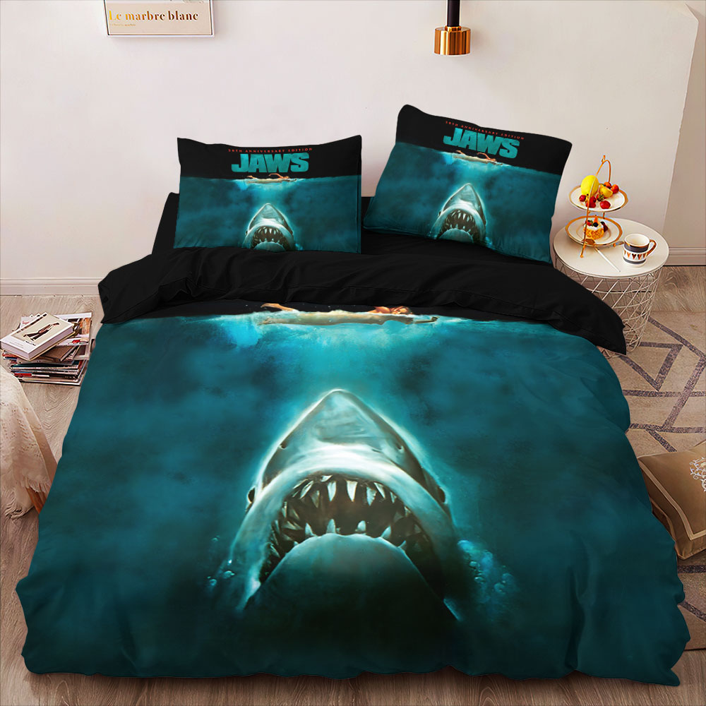 Jaws 3-Piece Duvet Bedding Set – MAITM 11116
