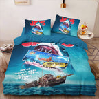 Jaws 3-Piece Duvet Bedding Set – MAITM 11139