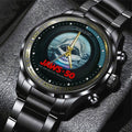 Jaws Black Stainless Steel Watch – GNE NEW431