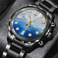 Jaws Black Stainless Steel Watch – TANTN 14191