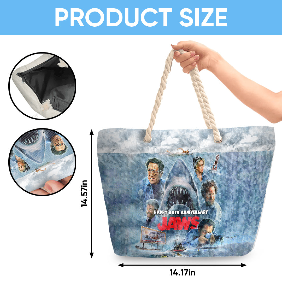 Jaws Hemp Rope Tote Bag – TANTN 14195