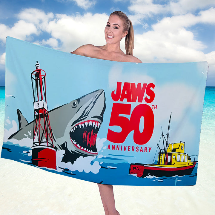 Jaws Rectangle Beach Towel – GNE 3681