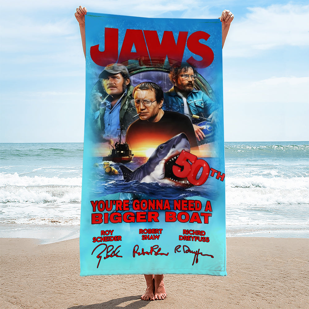 Jaws Rectangle Beach Towel – GNE NEW528