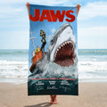 Jaws Rectangle Beach Towel – HOATT 11168